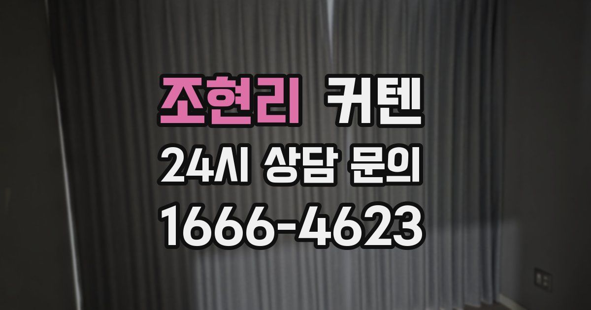 조현리 커텐