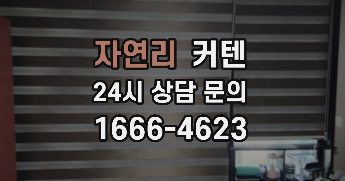 자연리 커텐