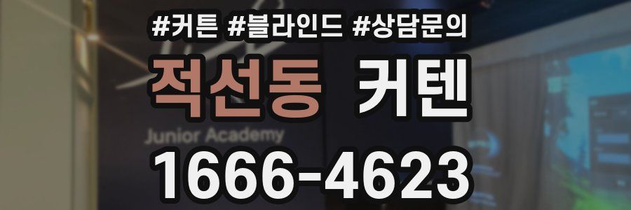 적선동 커텐