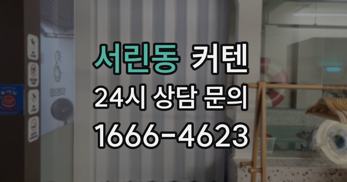 서린동 커텐
