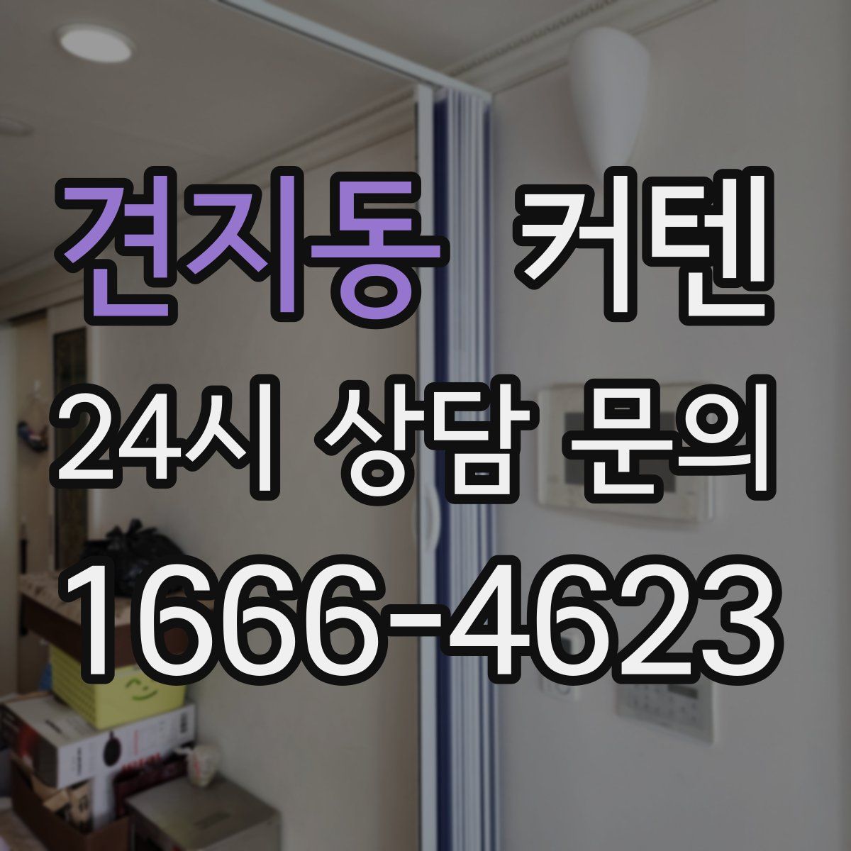 견지동 커텐
