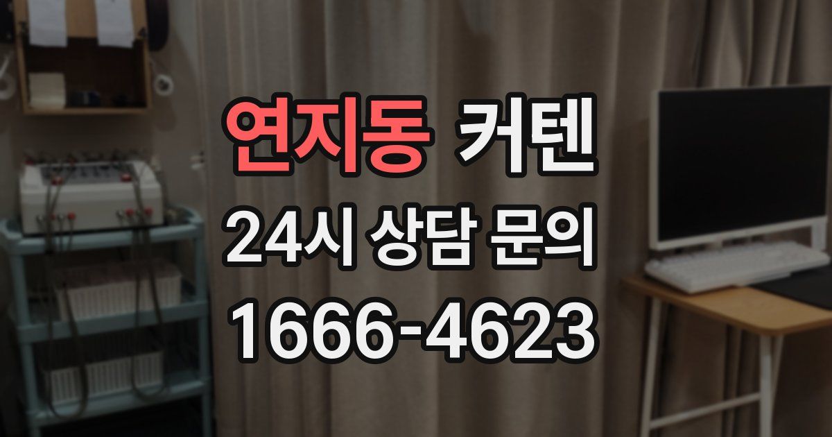연지동 커텐