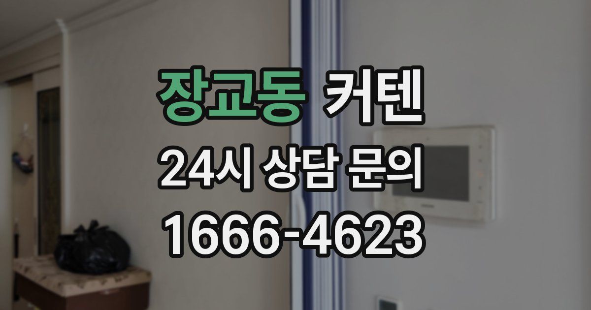 장교동 커텐