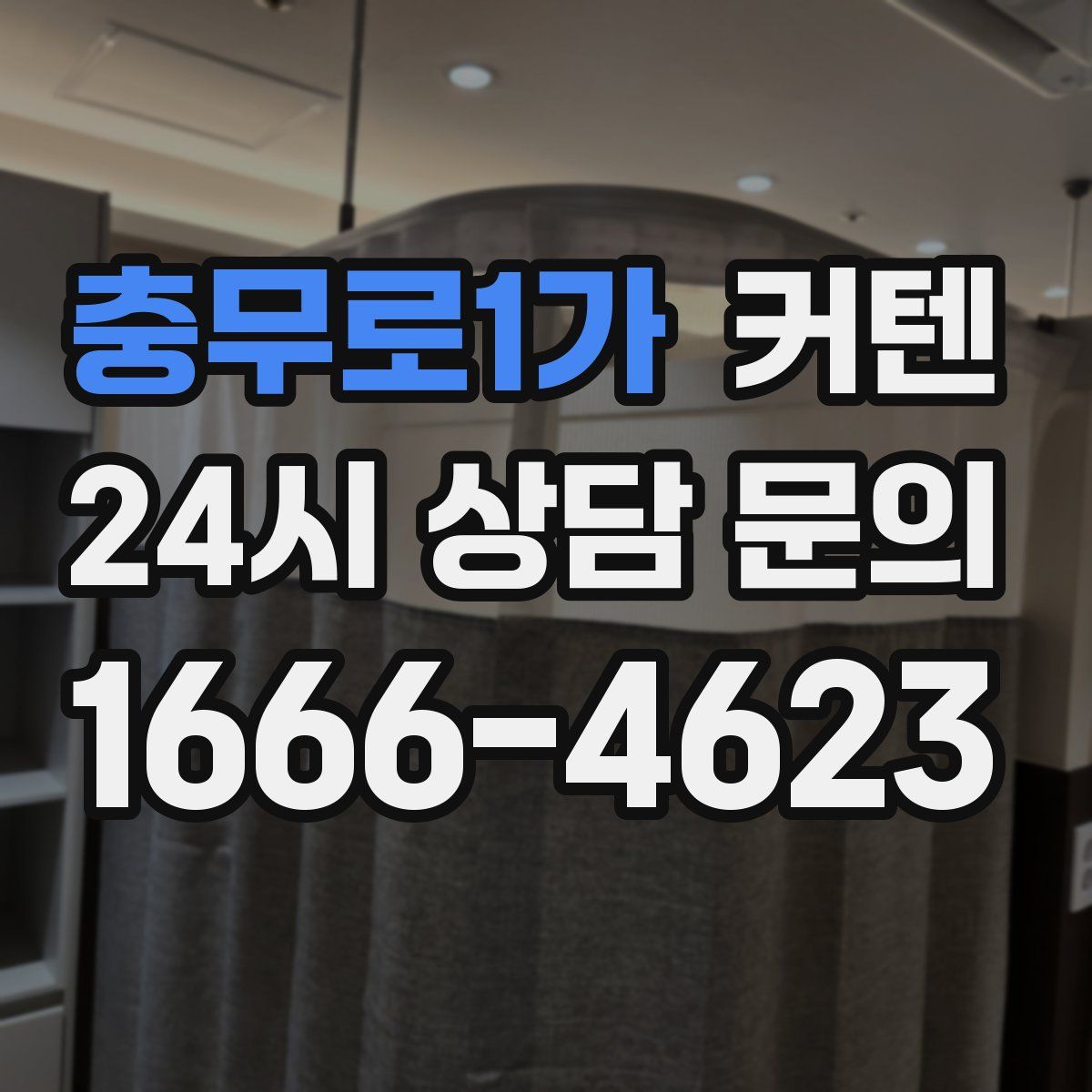 충무로1가 커텐