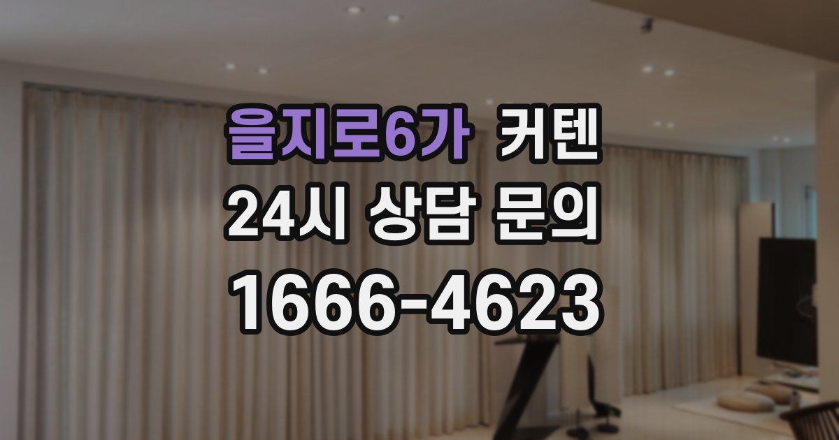 을지로6가 커텐
