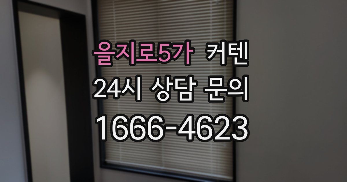을지로5가 커텐