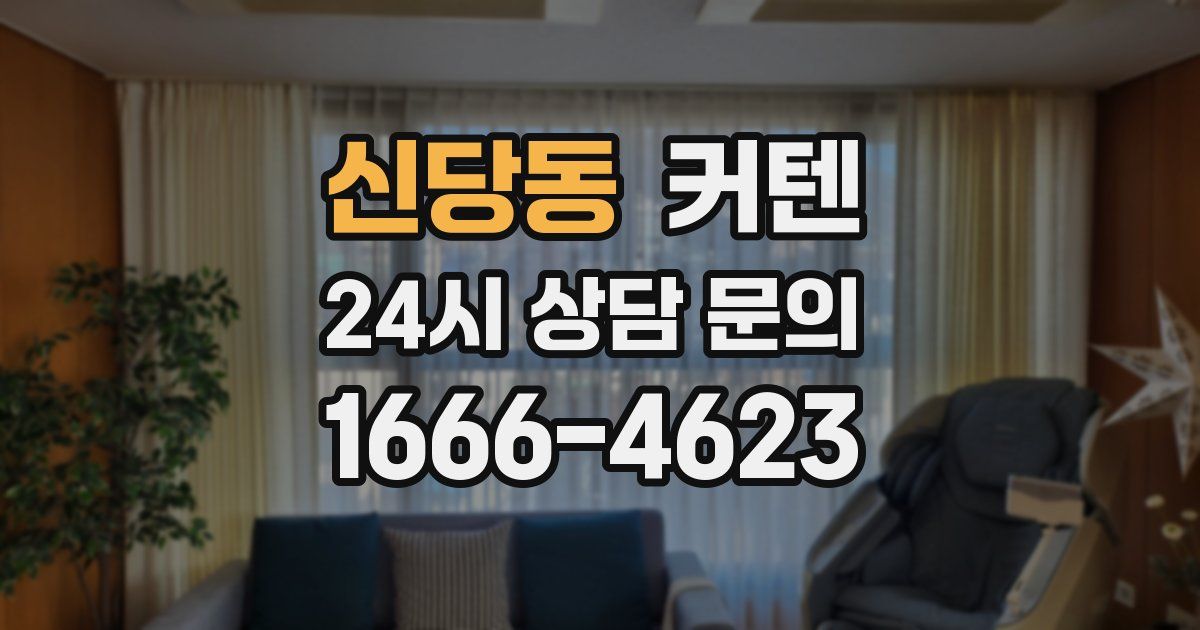 신당동 커텐