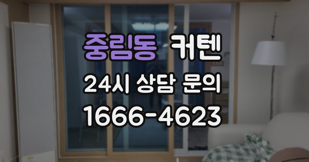 중림동 커텐