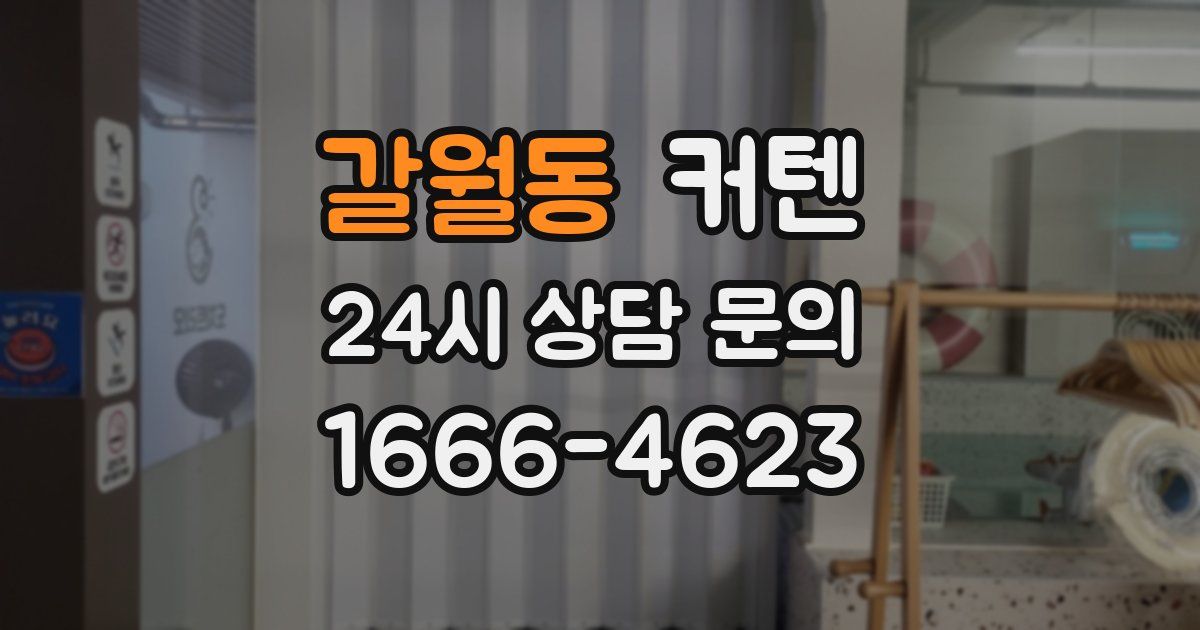 갈월동 커텐