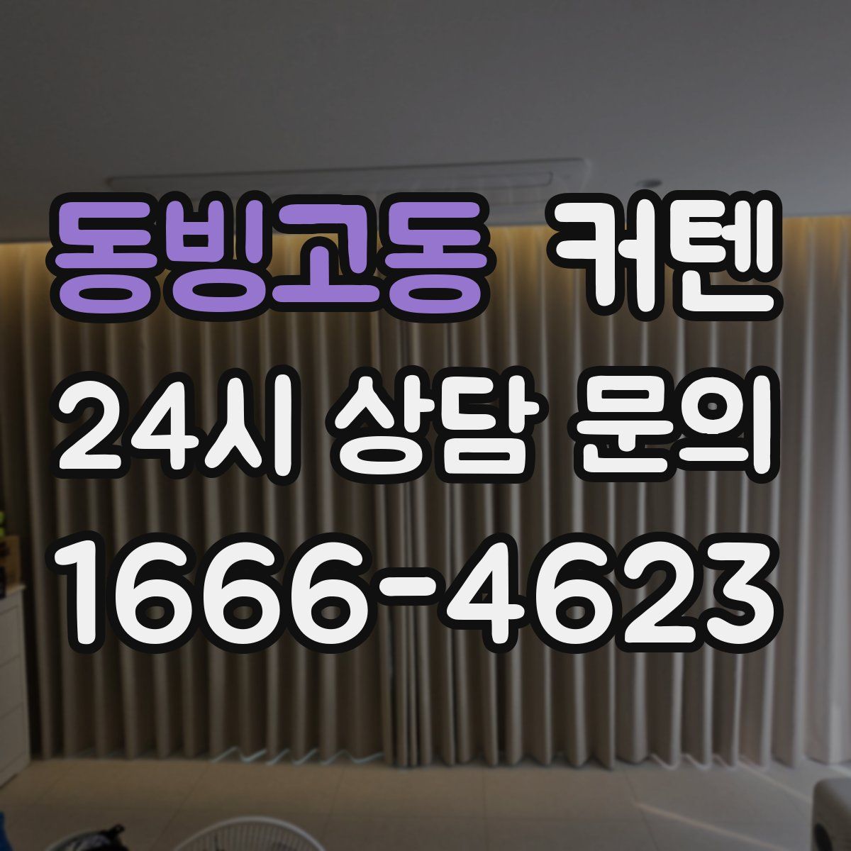 동빙고동 커텐