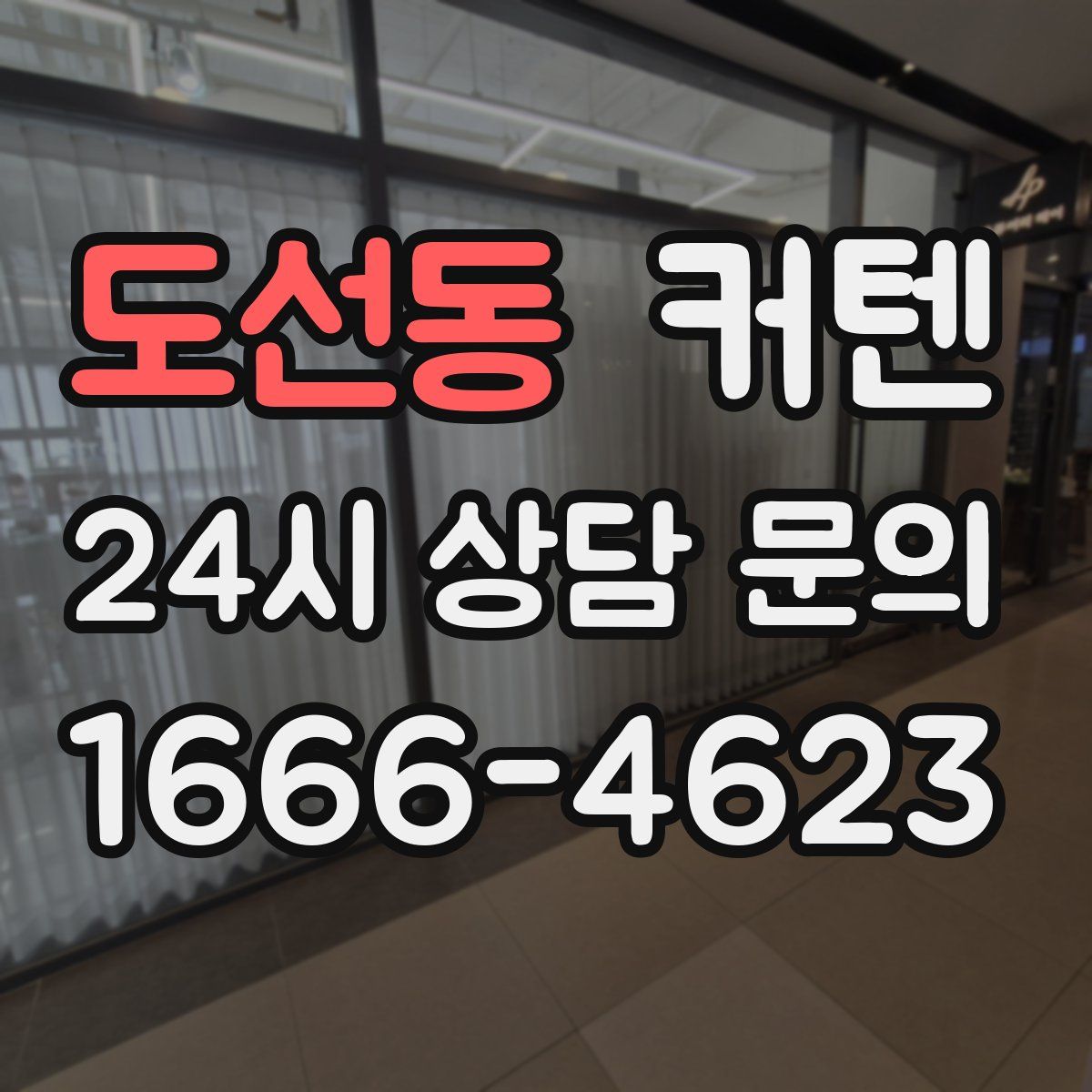 도선동 커텐