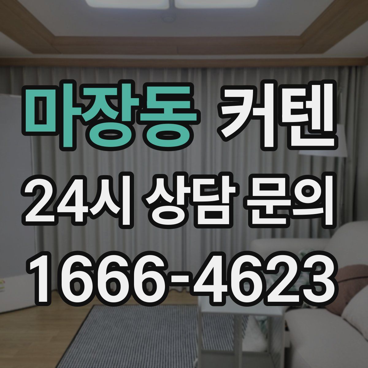 마장동 커텐