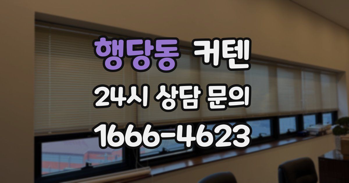 행당동 커텐