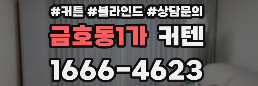 금호동1가 커텐