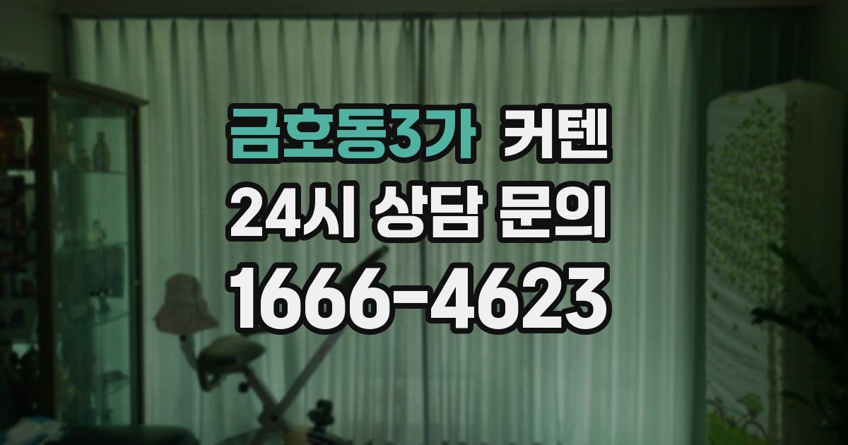 금호동3가 커텐