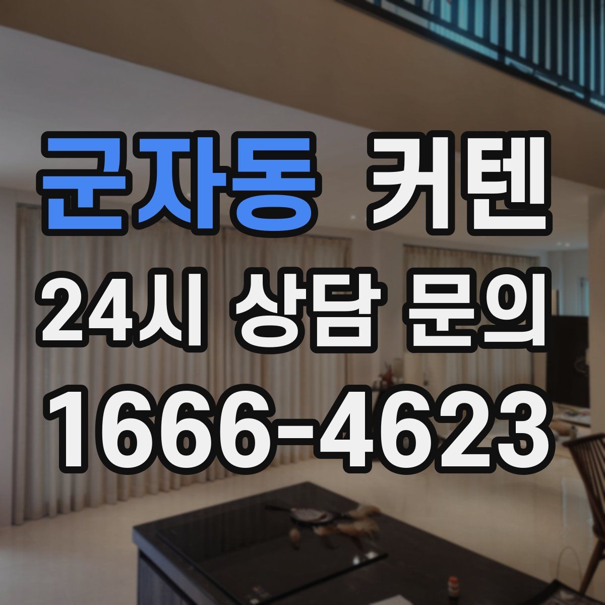 군자동 커텐