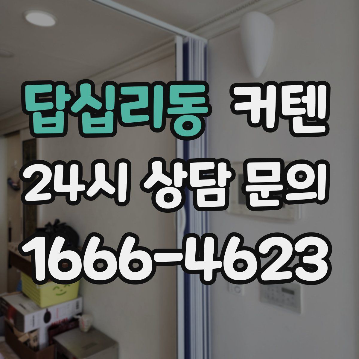 답십리동 커텐