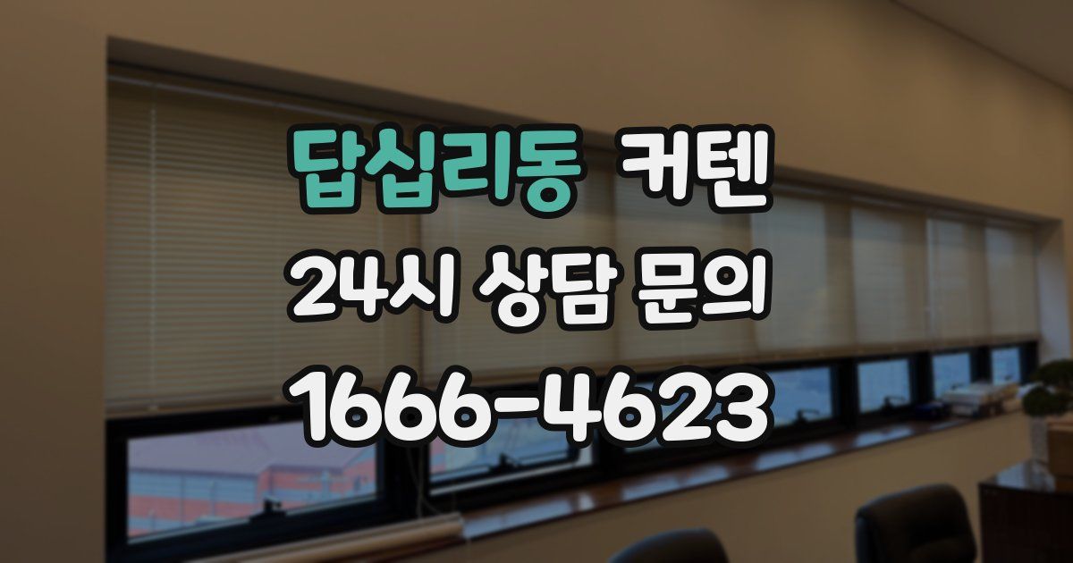 답십리동 커텐