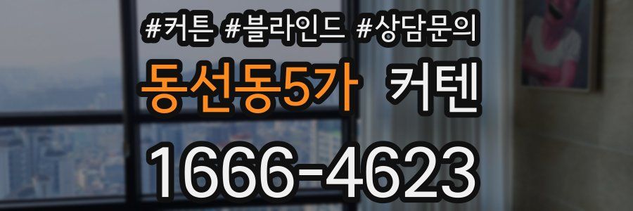 동선동5가 커텐