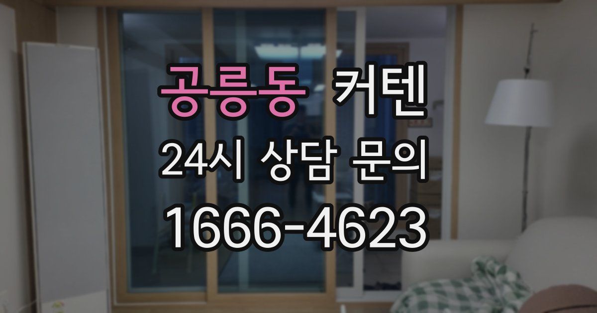 공릉동 커텐