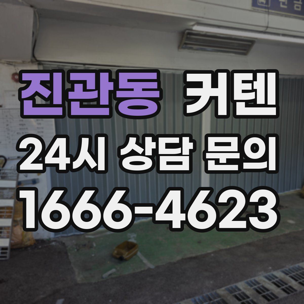 진관동 커텐