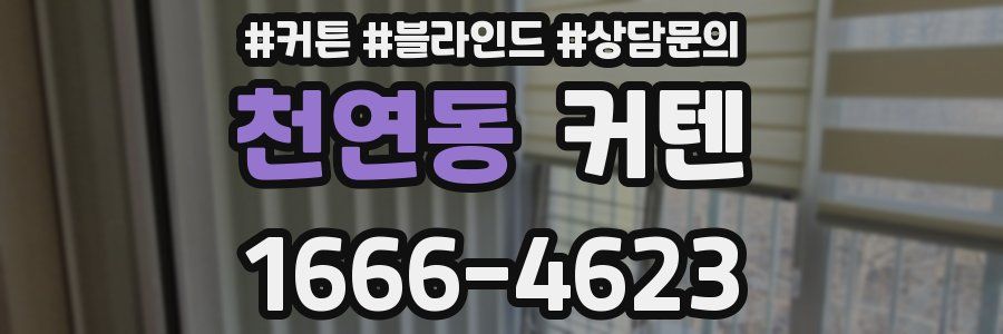 천연동 커텐