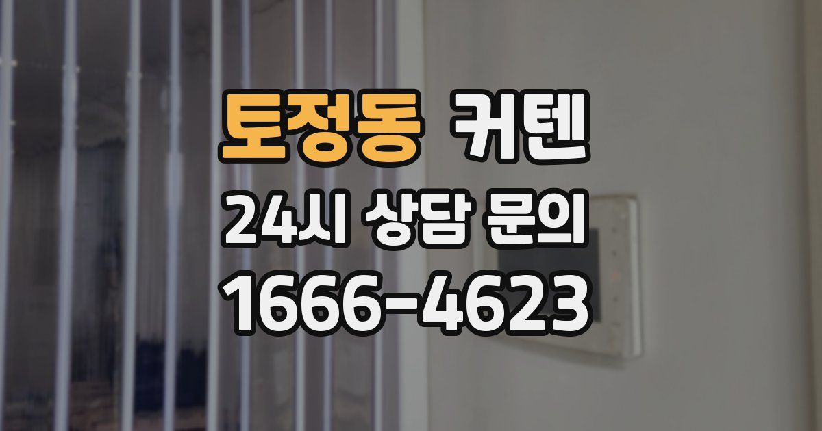 토정동 커텐
