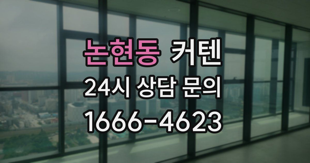논현동 커텐