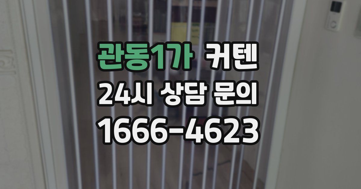 관동1가 커텐