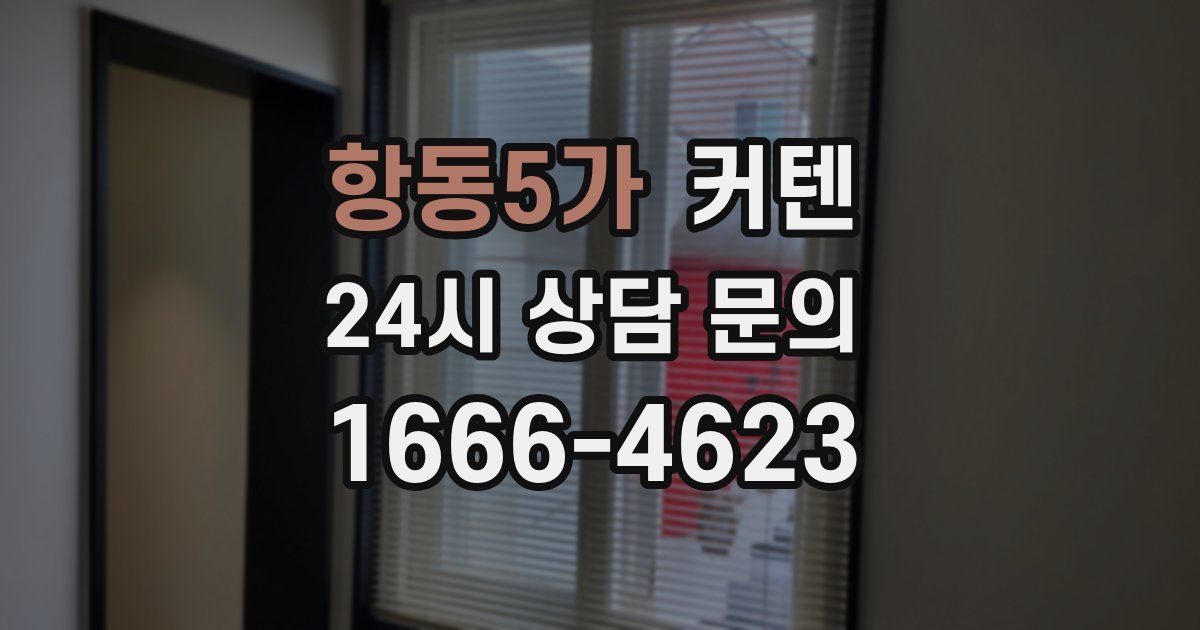 항동5가 커텐