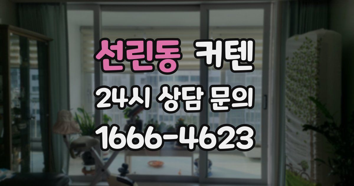 선린동 커텐