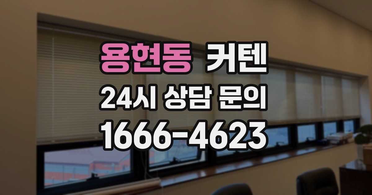 용현동 커텐