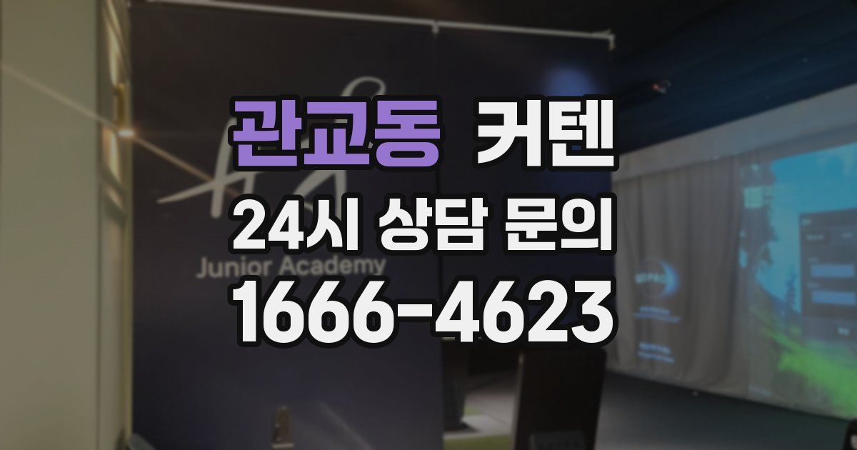 관교동 커텐