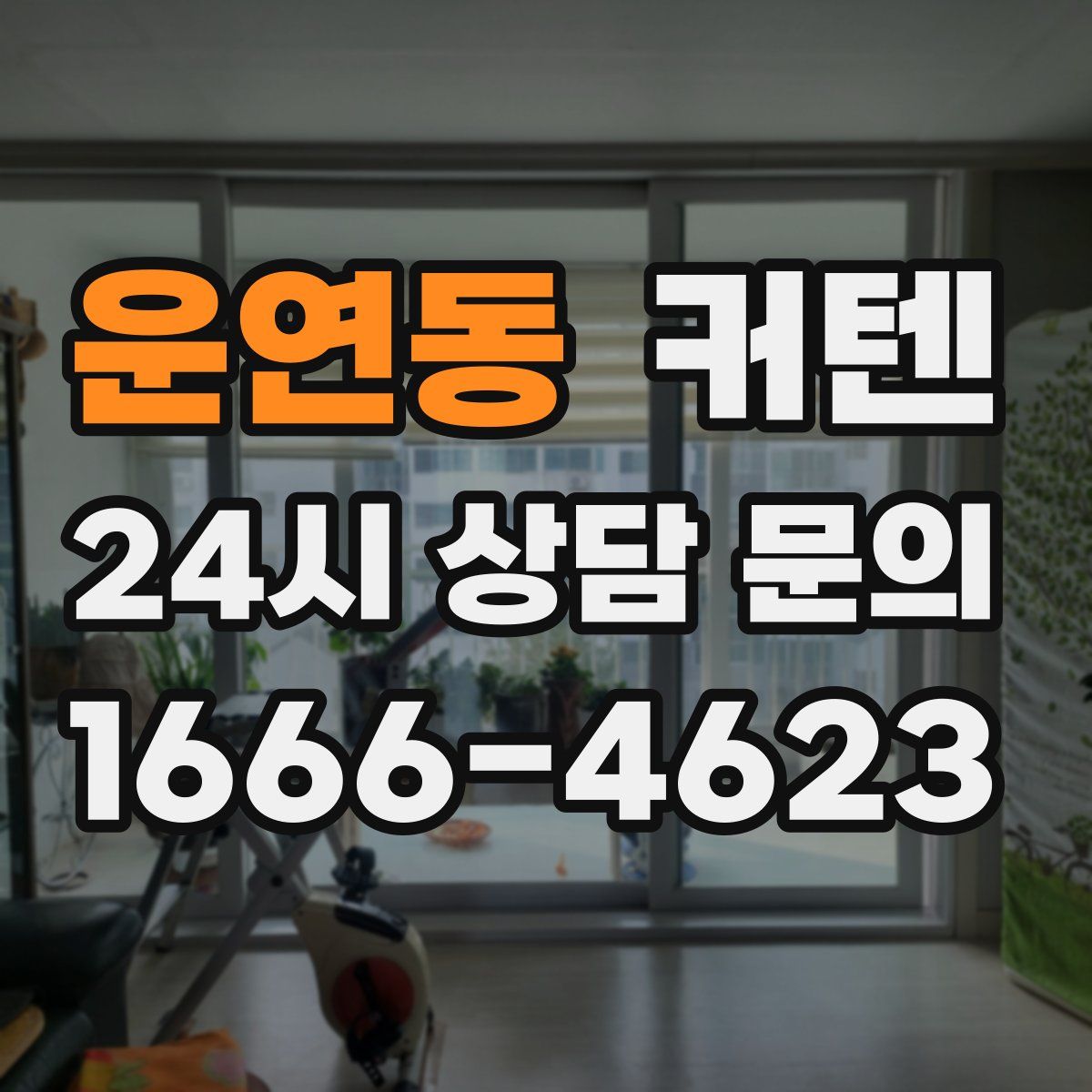 운연동 커텐