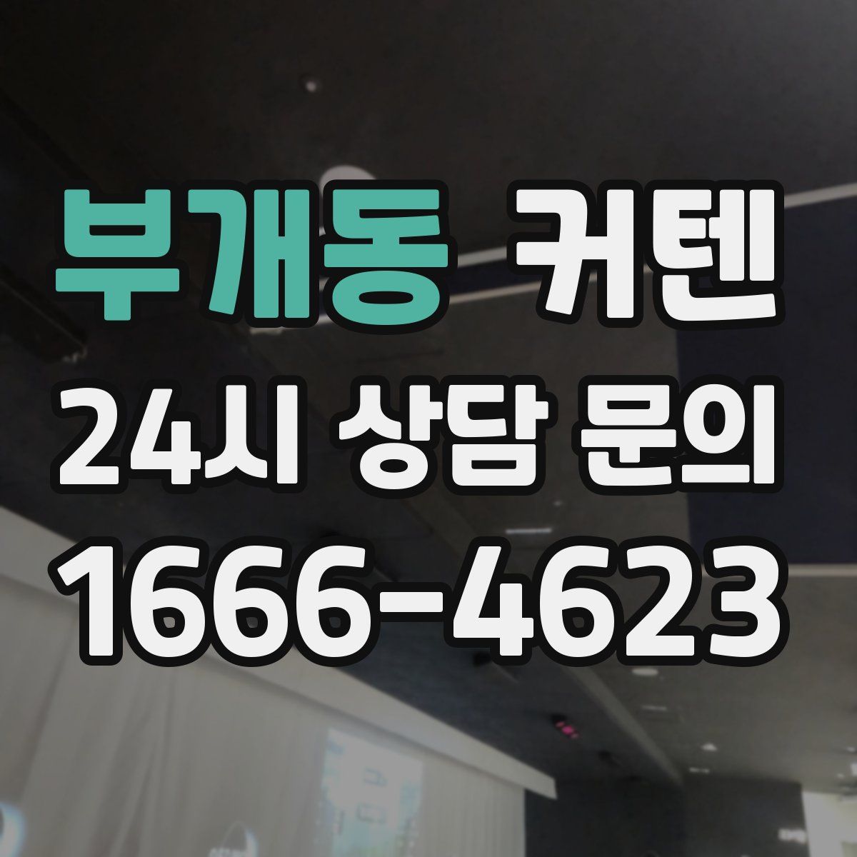 부개동 커텐