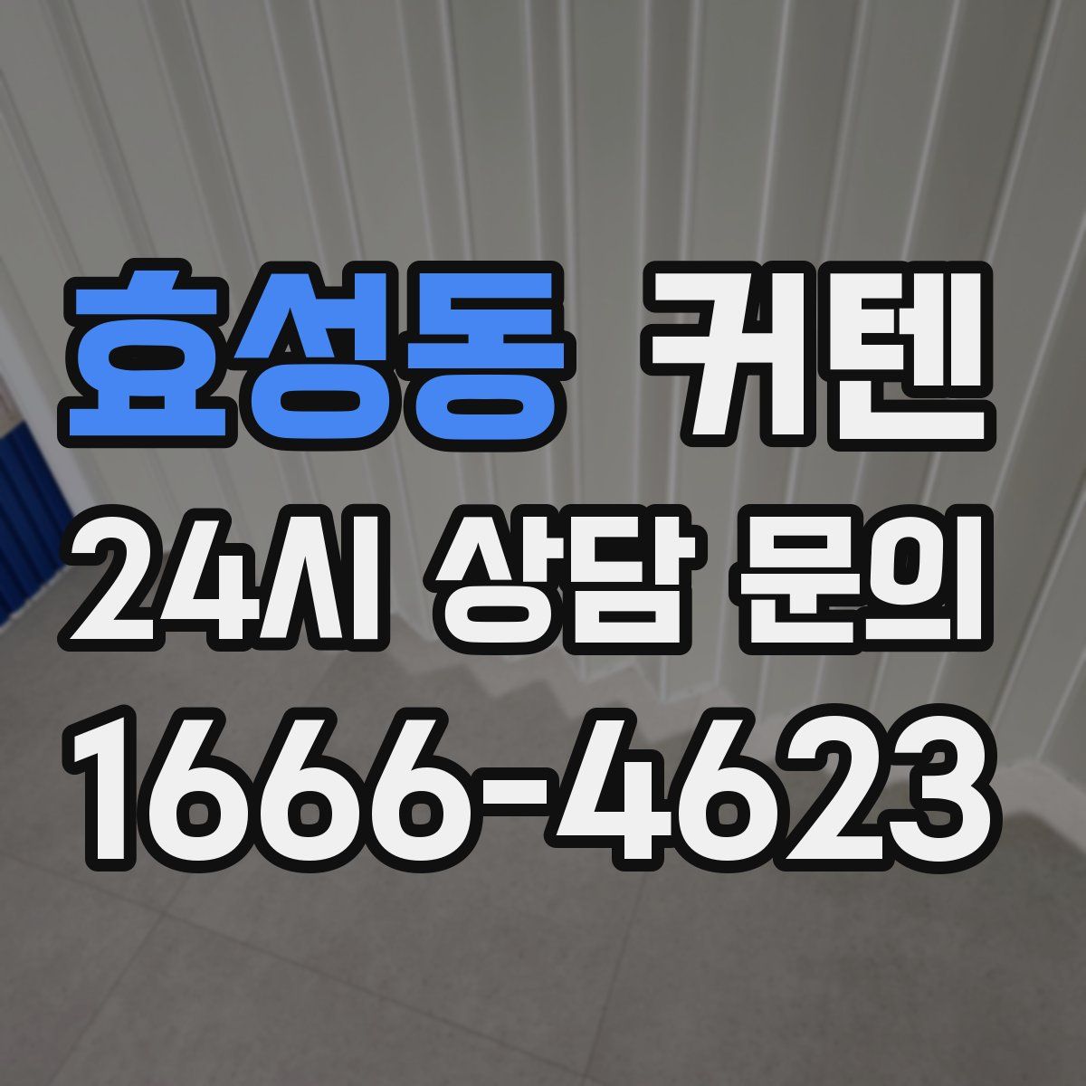 효성동 커텐
