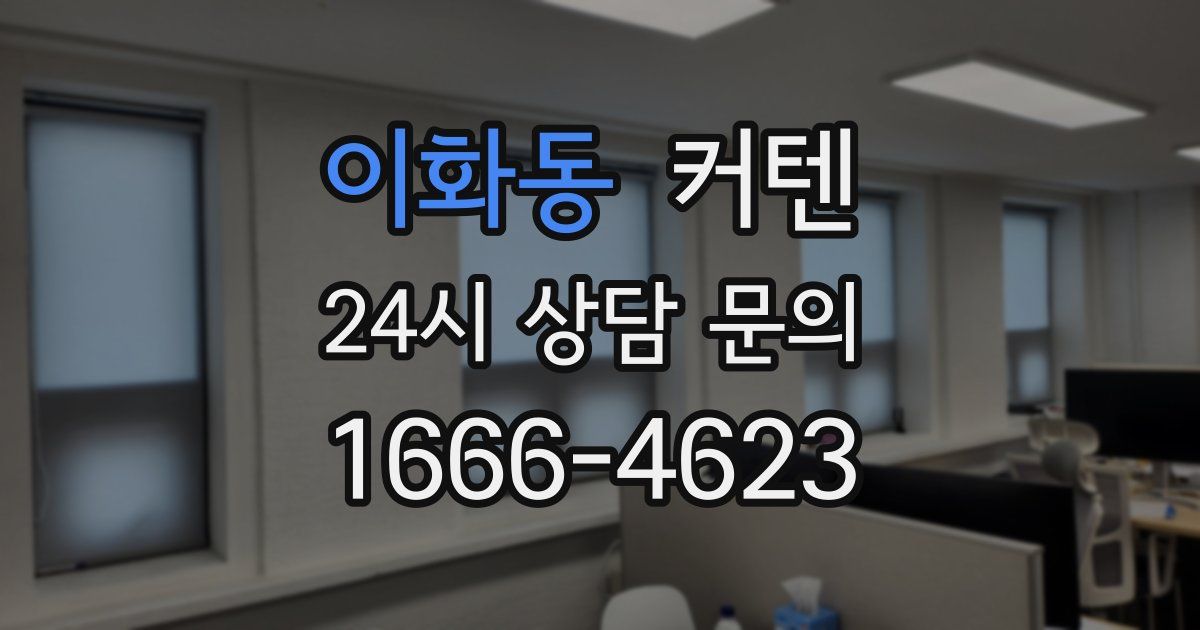이화동 커텐