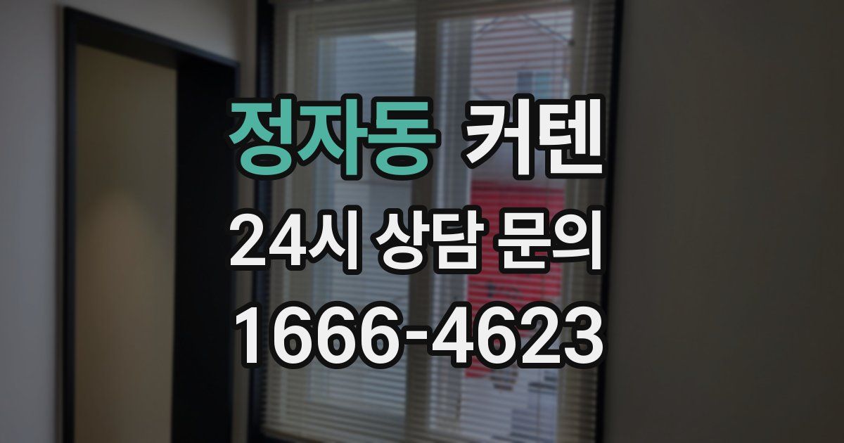 정자동 커텐