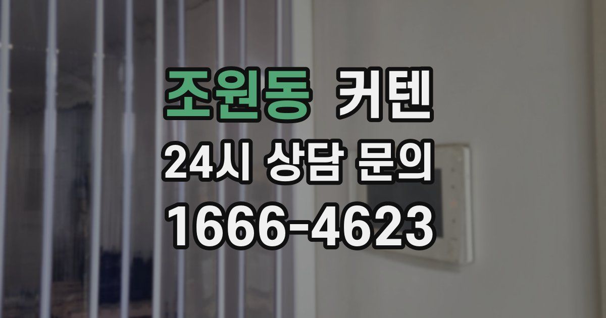 조원동 커텐