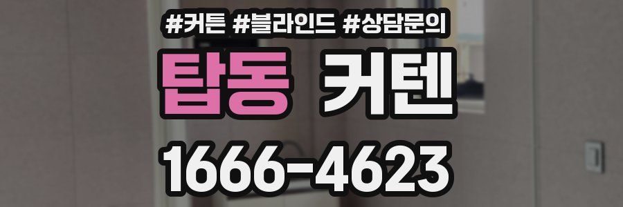 탑동 커텐