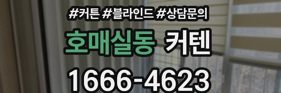 호매실동 커텐