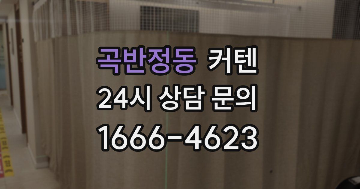 곡반정동 커텐