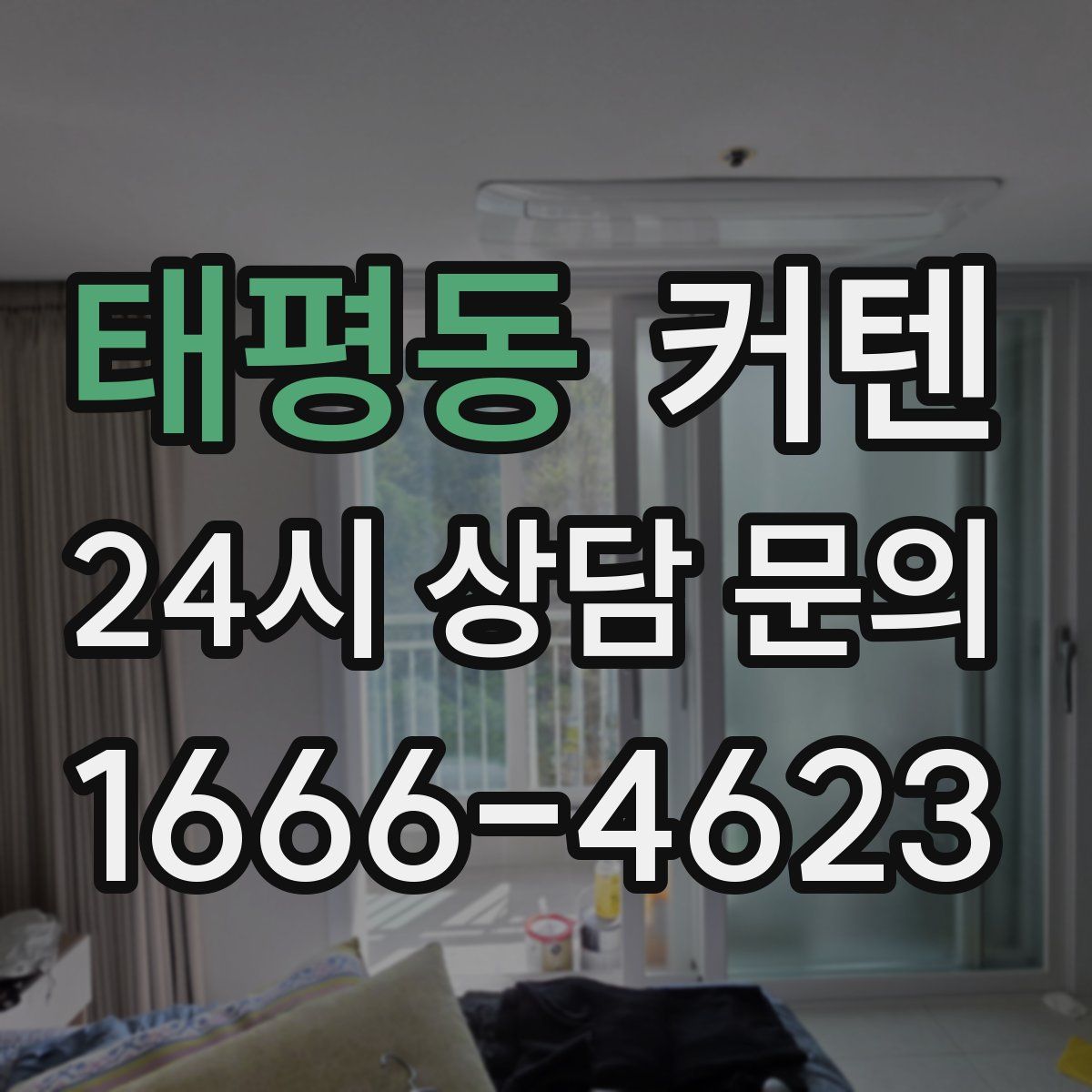 태평동 커텐