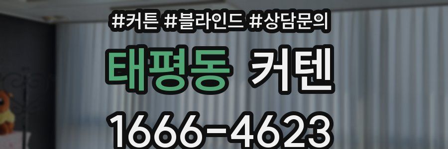 태평동 커텐