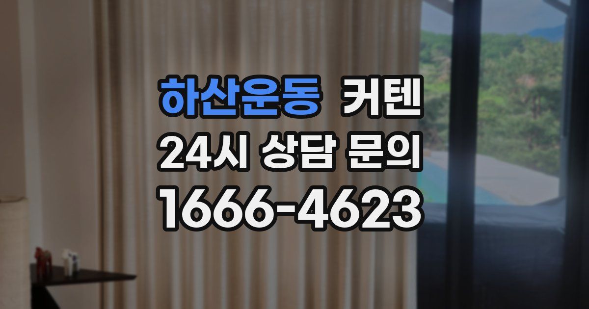 하산운동 커텐