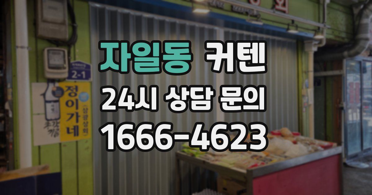 자일동 커텐