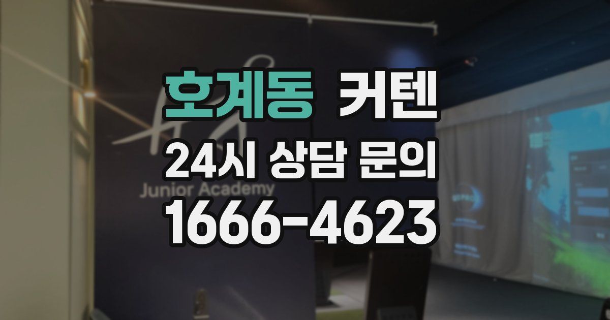 호계동 커텐