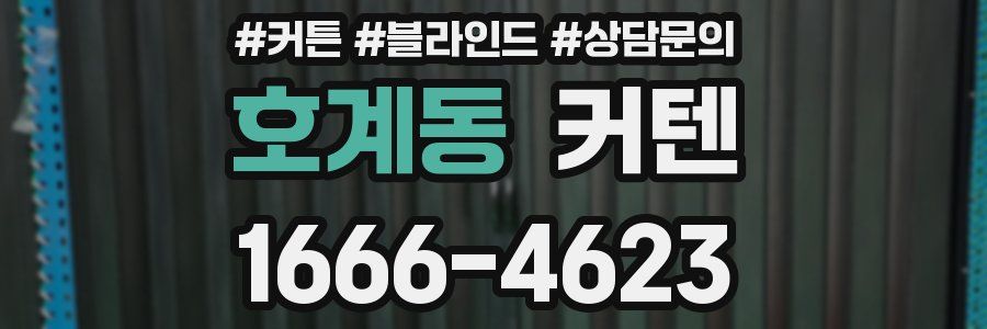 호계동 커텐