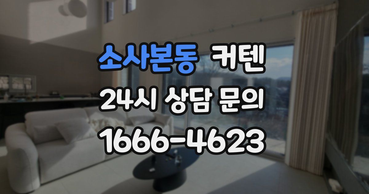 소사본동 커텐
