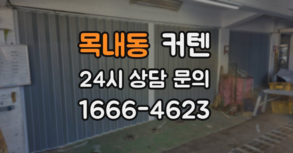 목내동 커텐